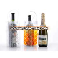 Nylon/pvc gel cool bottle cooler