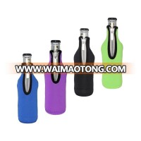 Top Quality Customized Logo And Color Waterproof Neoprene Beer Bottle Cooler Sleeve Holder