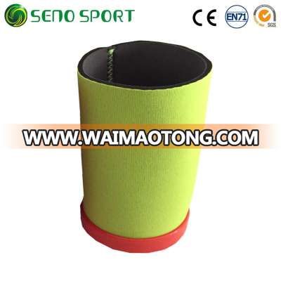 Sublimation Neoprene Single Can Cooler Sleeve With Bottle Opener