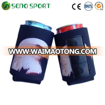 Eco-Friendly Neoprene Magnet Beer Can Holder With Heat Transfer Printing