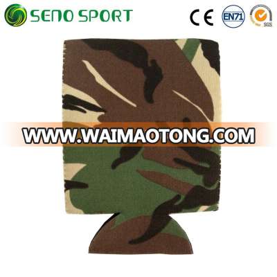 Wholesale Price 330ml Neoprene Camo Beer Can Cooler