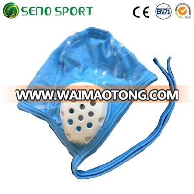 Custom Durable Material Water Polo Caps With Plastic Ear Guard